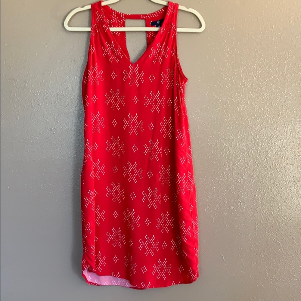 Gap Red Flowy Dress